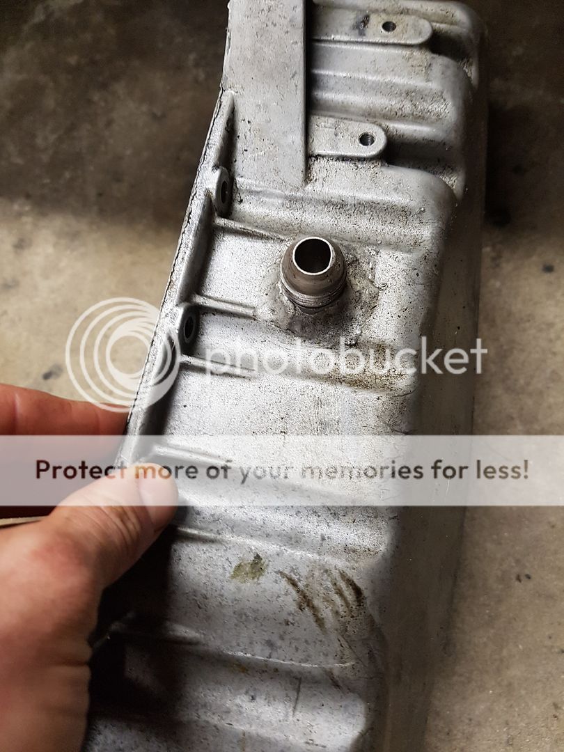 F/S 24v VR6 Oil pan with turbo oil return fitting VW Vortex